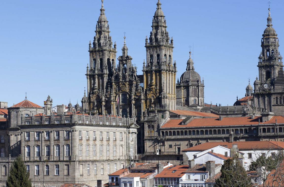 Catedral de Santiago de Compostela en España