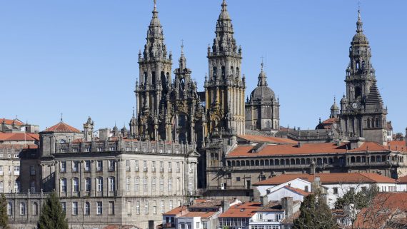 Catedral de Santiago de Compostela en España
