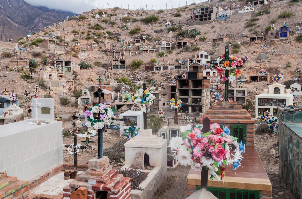 Cementerio en Maimará, Humahuaca, Argentina