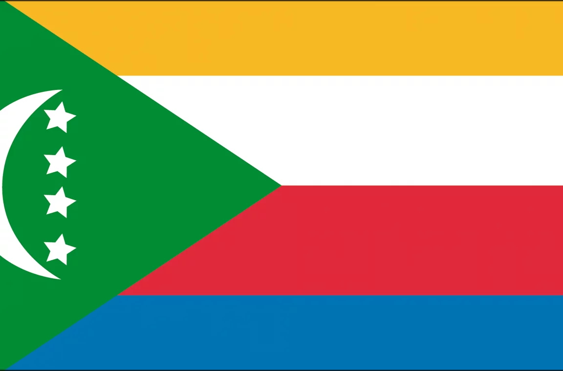 Komoren und ihre charakteristische Flagge