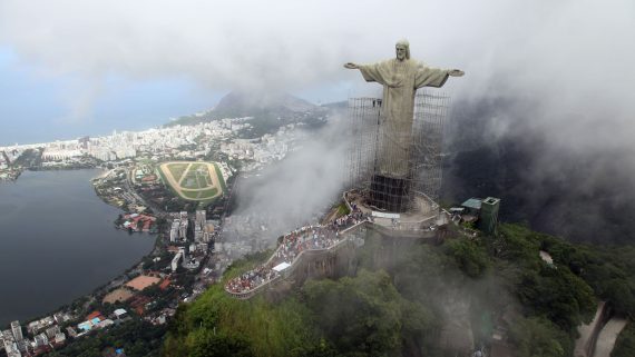 Cristo Redentor en Río de Janeiro, Brasil