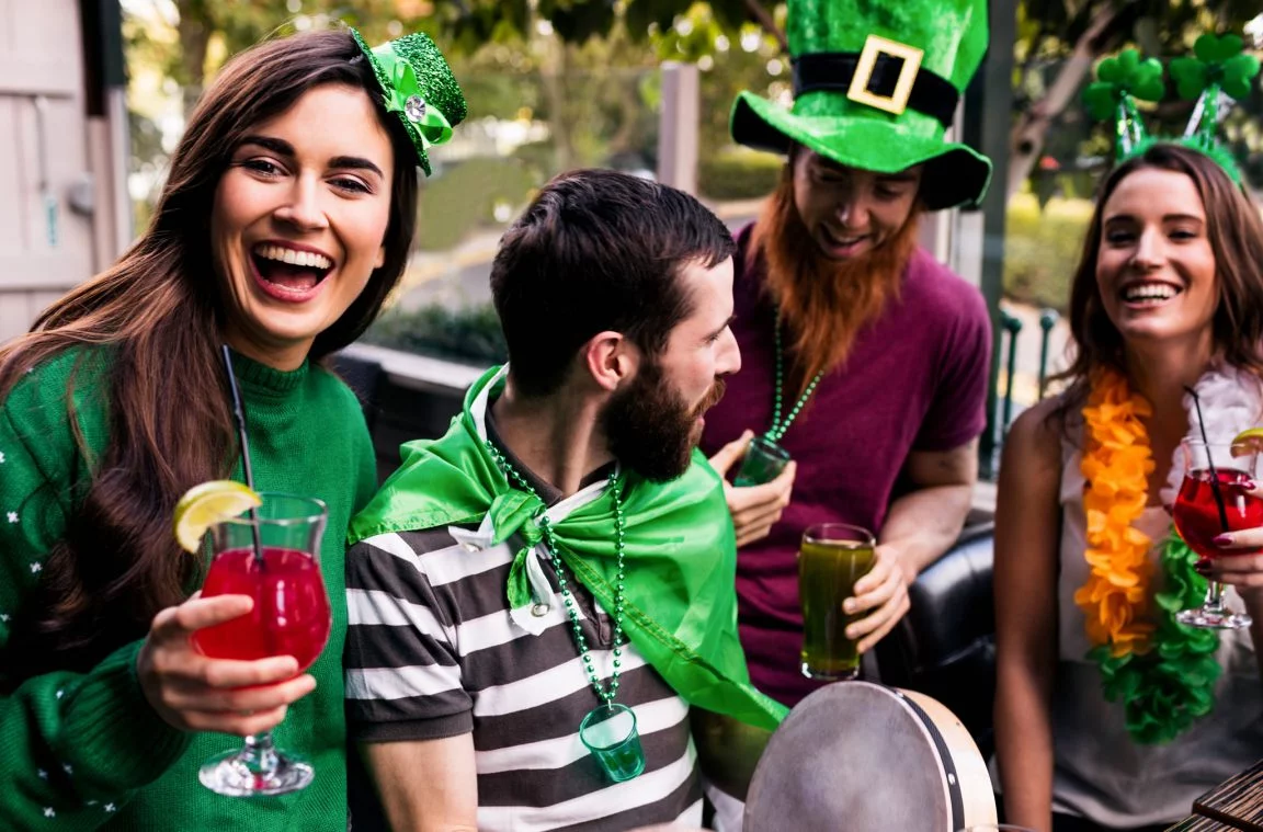 Typical costumes for St. Patrick's Day in Ireland