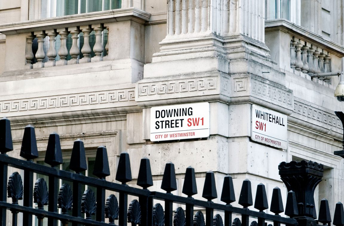 Downing Street: residence of the British Prime Minister