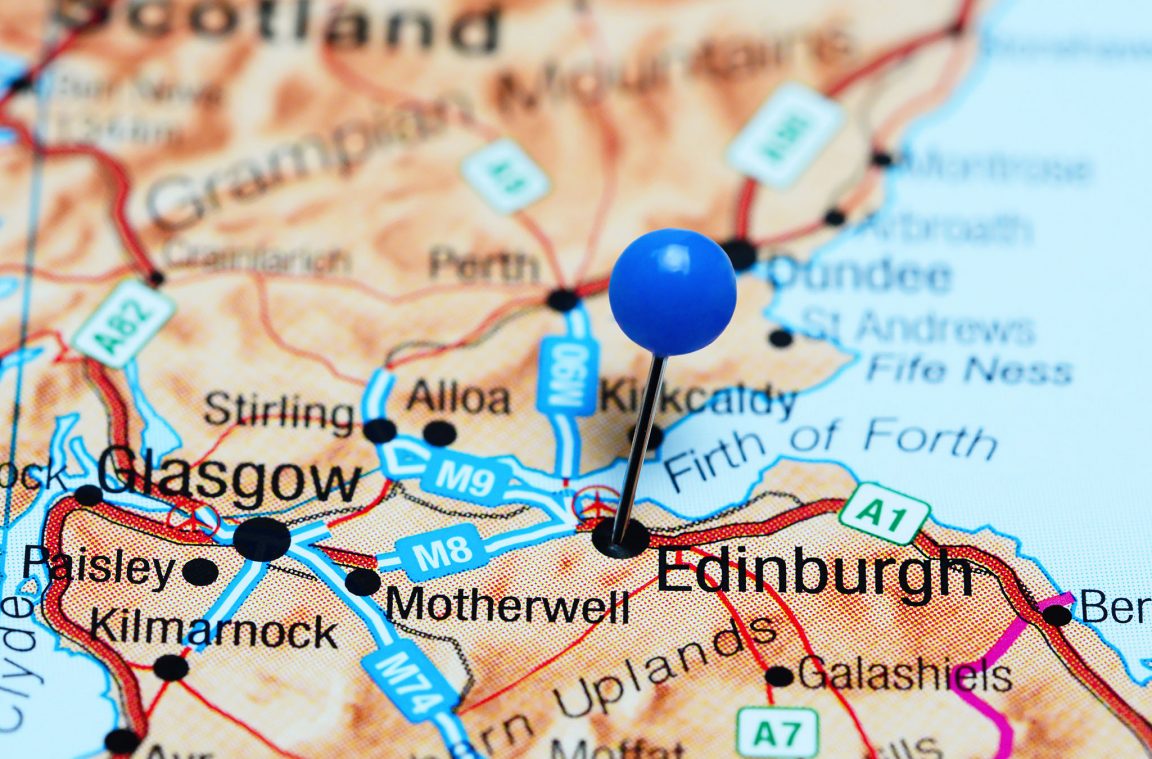 Edinburgh: die Hauptstadt von Schottland