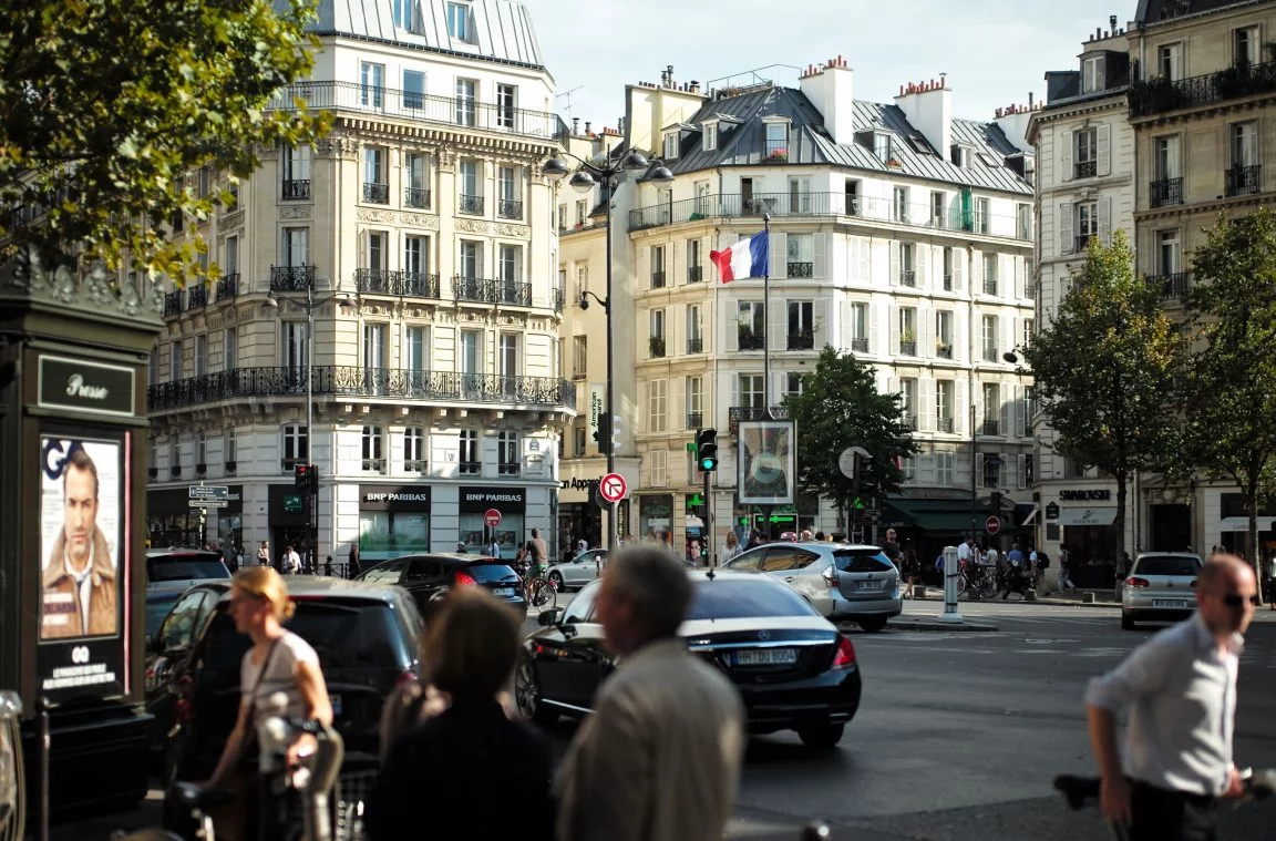 Boulevard Saint Germain in Paris