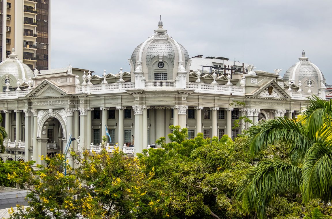 El estilo renacentista del Palacio Municipal, Guayaquil