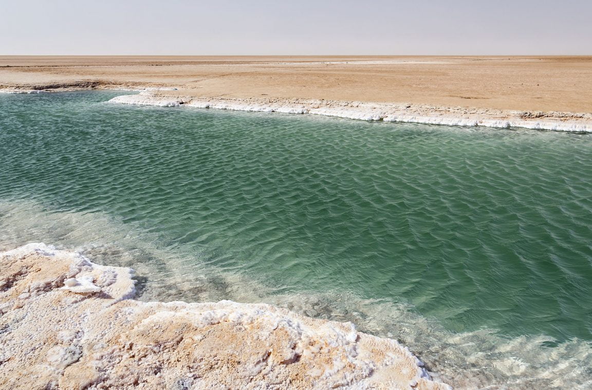 El lago más especial del Sáhara