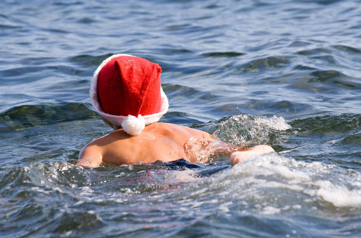 The "Polar Bear Swim": a cold Canadian tradition