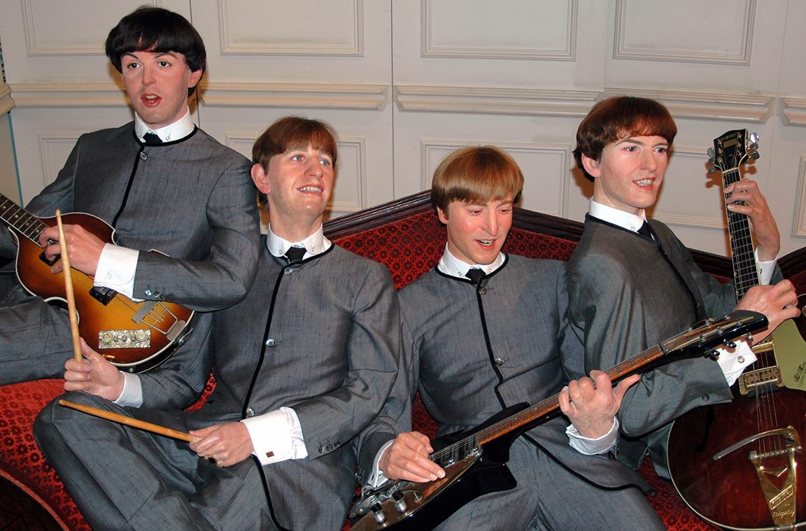 Figuras de los Beatles en el Museo Madame Tussauds, Londres