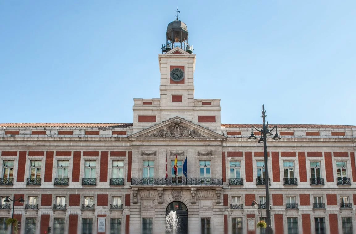 Puerta del Sol, Madrid manzarası