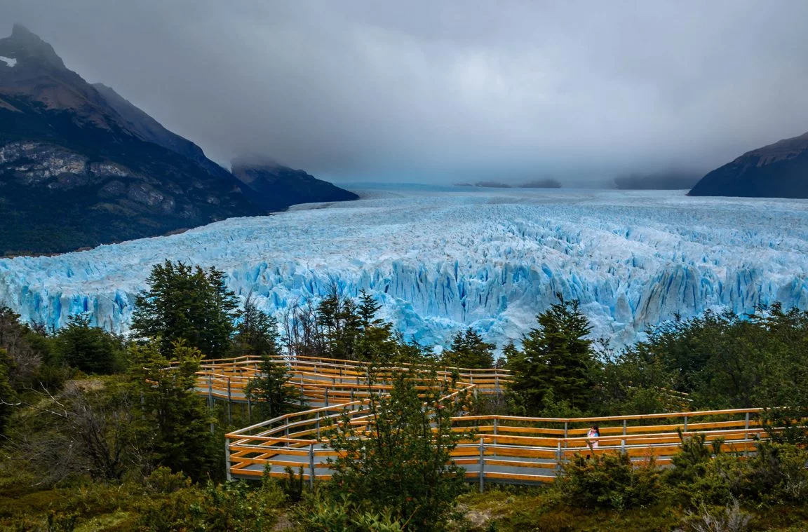 Glaciar Perito Moreno: unha paisaxe xeada na Arxentina