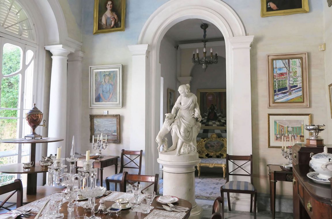 Interior of the Casa Rocca Piccola in Valletta, Malta