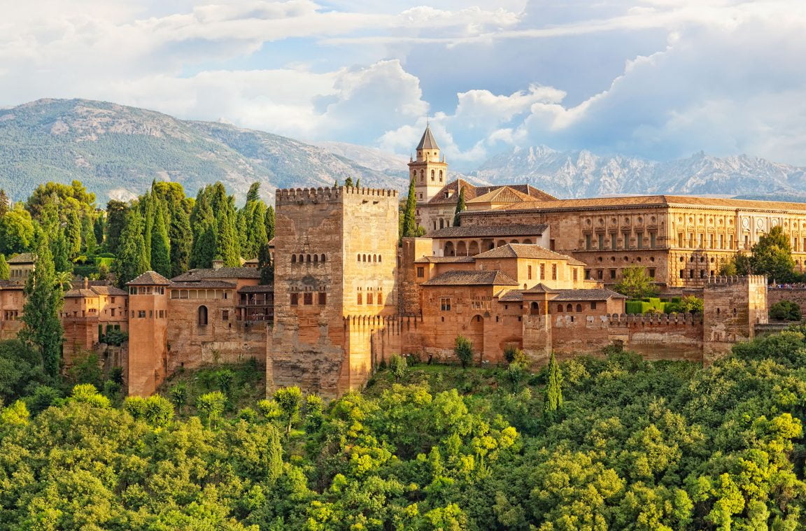Die Alhambra in Granada, ein Überbleibsel von al-Andalus