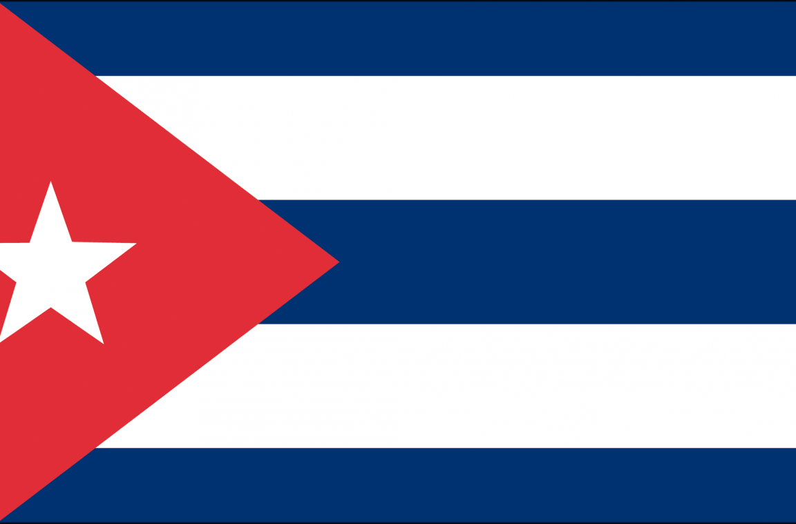 Die Flagge Kubas heute