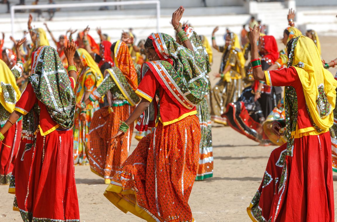Die Schönheit indischer Tänze