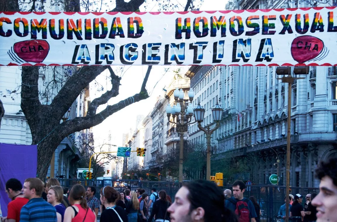 Η πόλη του Μπουένος Άιρες κατά τη διάρκεια του LGBTIQ Pride March