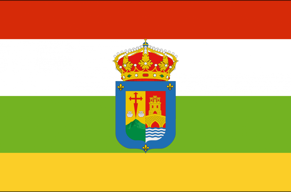 Die bunte Flagge von La Rioja