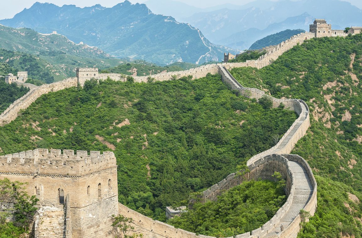 The Great Wall of China: an impressive construction
