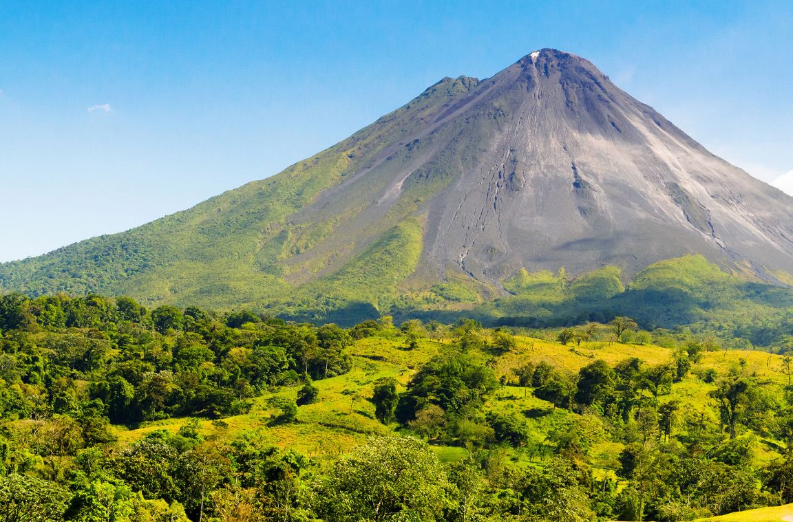 A lenda do volcán Arenal, en Costa Rica
