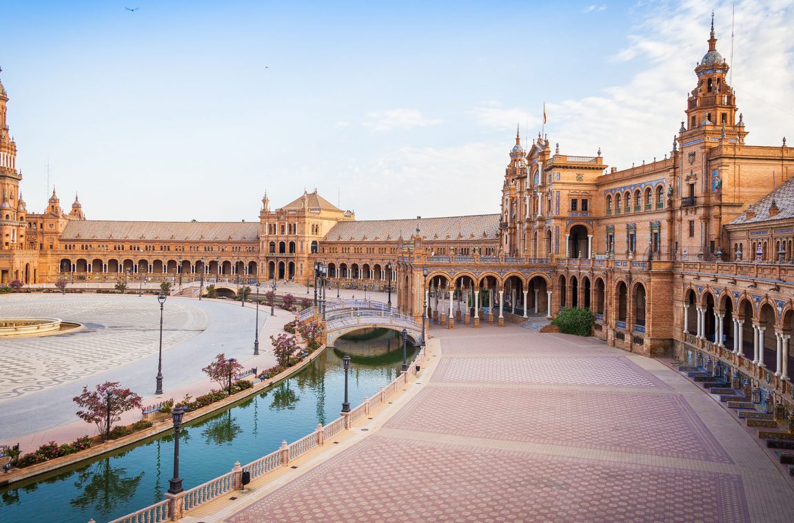The best known square in Seville