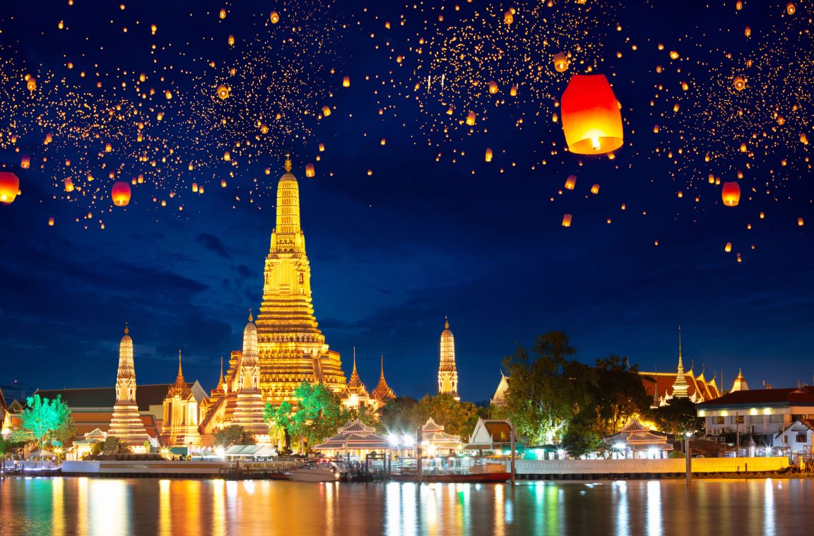 Kerstmis in Thailand en de verjaardag van de koning
