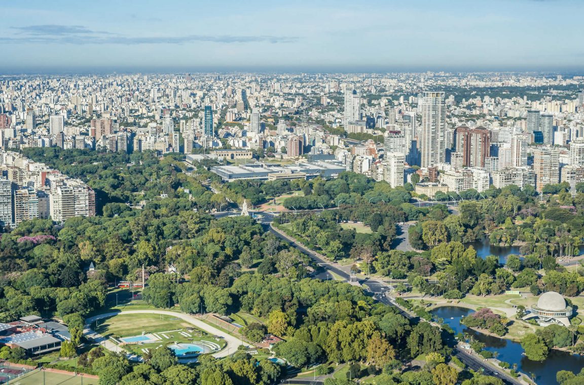 Los Bosques de Palermo en Buenos Aires
