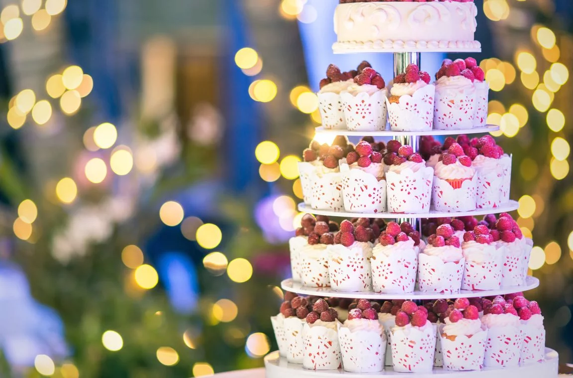 Die ursprünglichen Entwürfe der Kuchen in argentinischen Hochzeiten