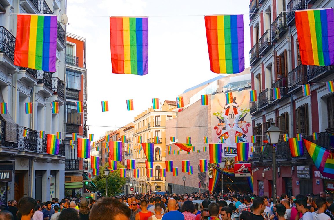 Gay Pride Marsch in Madrid