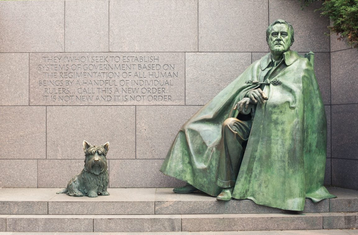 Franklin D. Roosevelt Denkmal in Washington DC