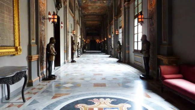 Interior del Palacio del Gran Maestre en La Valeta, Malta