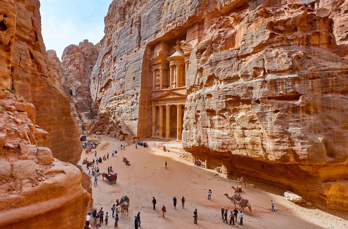 Petra: a unique enclave of Jordan