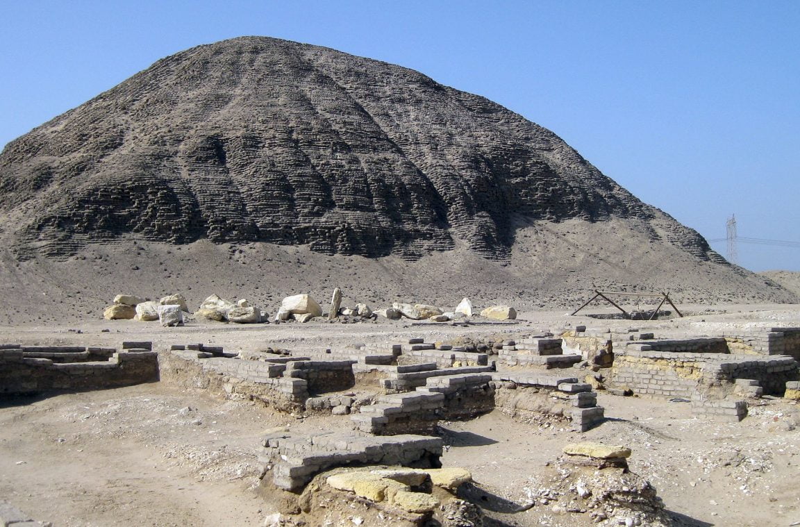 Pyramide von Hawara, El Fayun, Ägypten