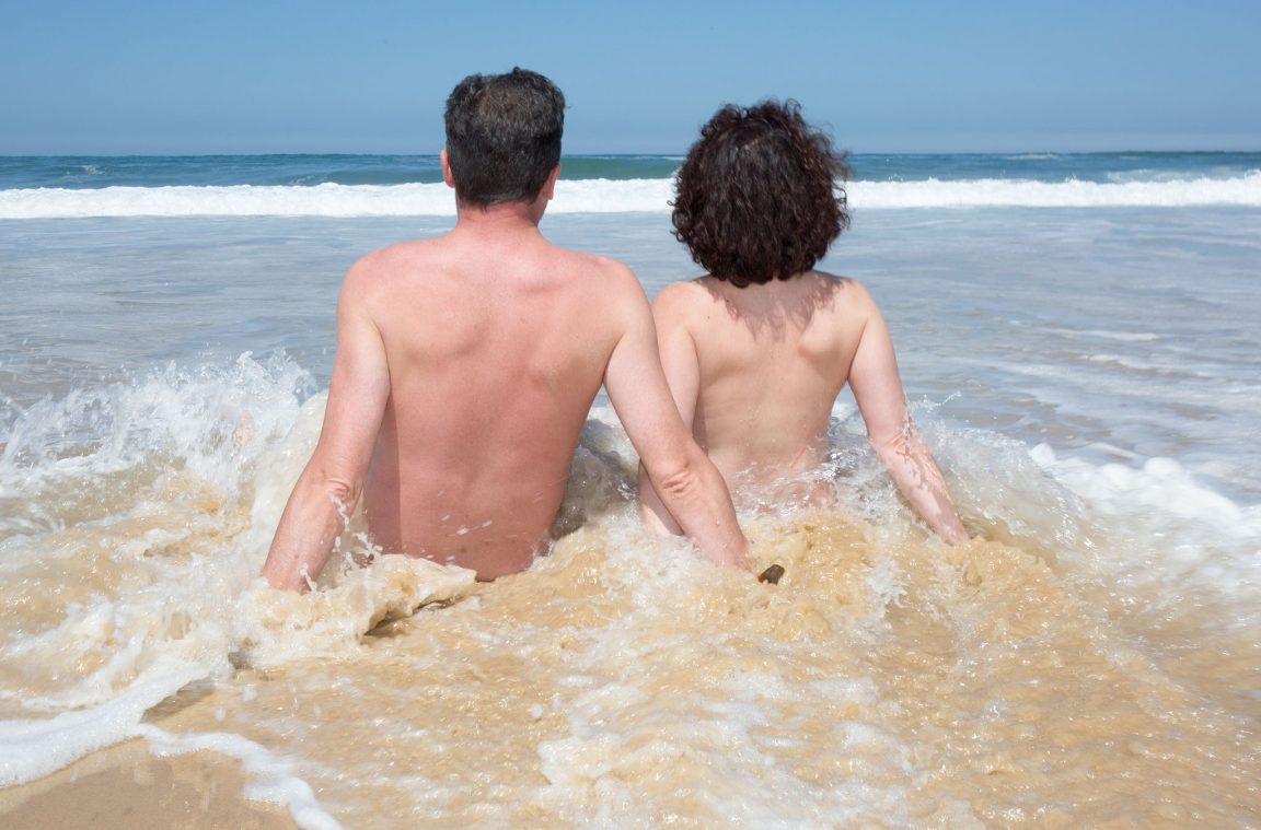 Strand für Nudisten