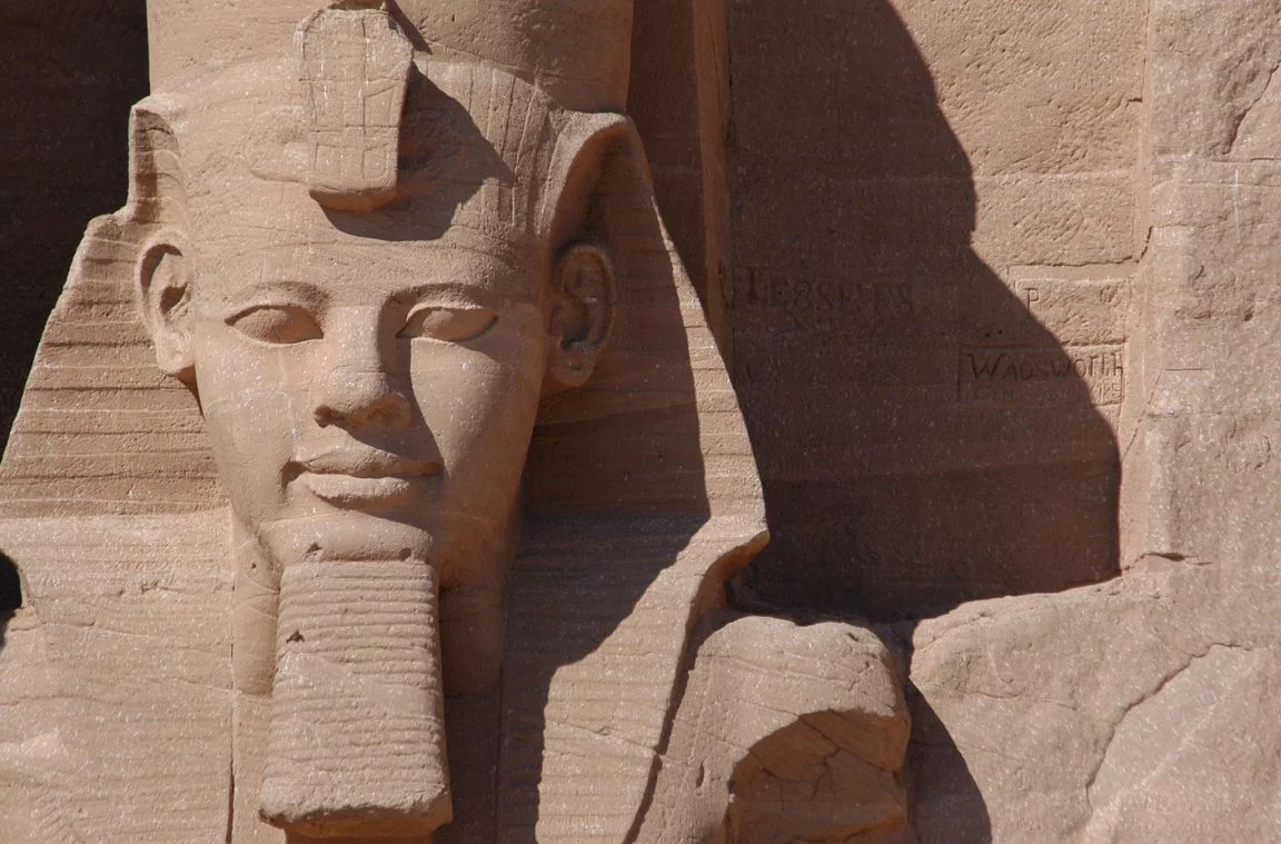 Ramses II, faraone del Nuovo Regno dell'antico Egitto