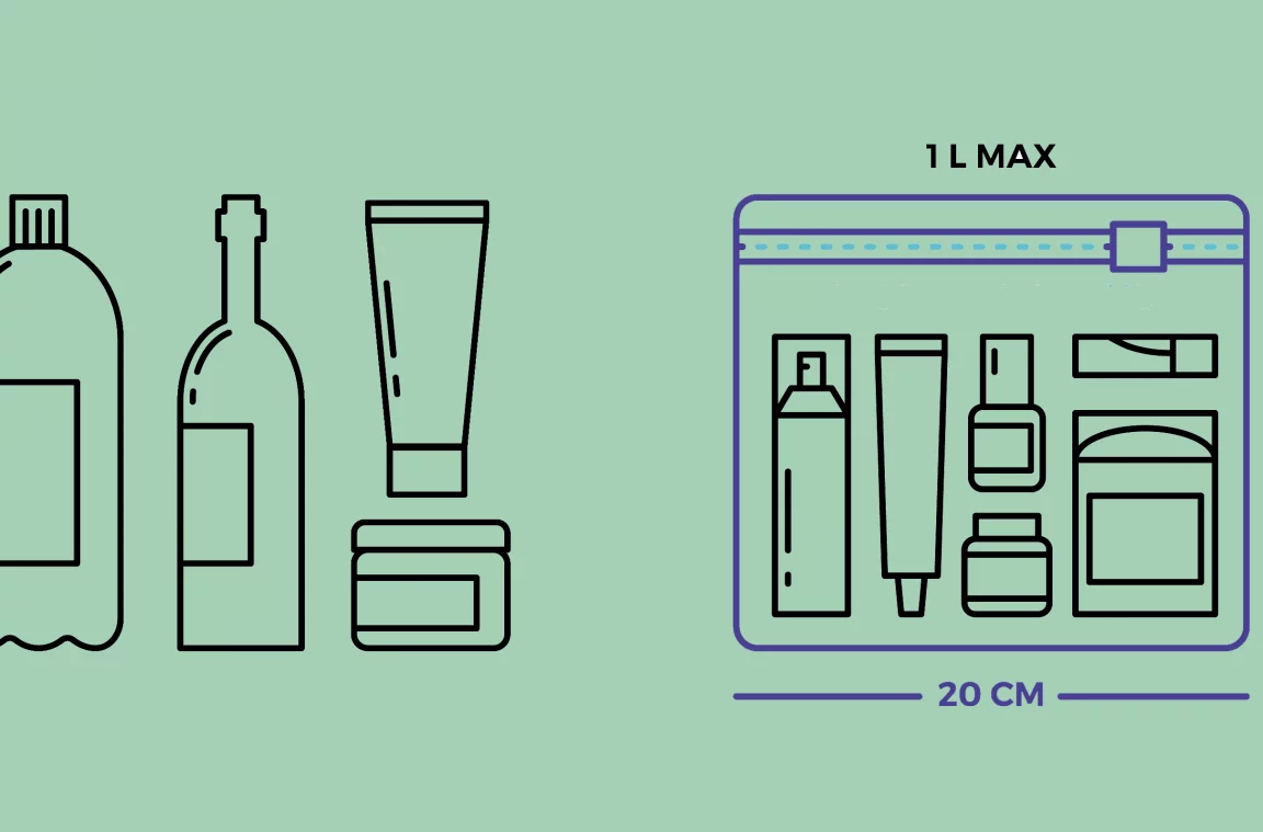 Requirements to carry liquids in the carry-on bag