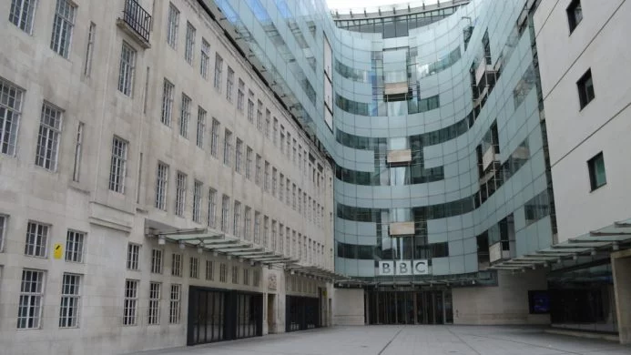 Sede de la BBC en Londres, Inglaterra
