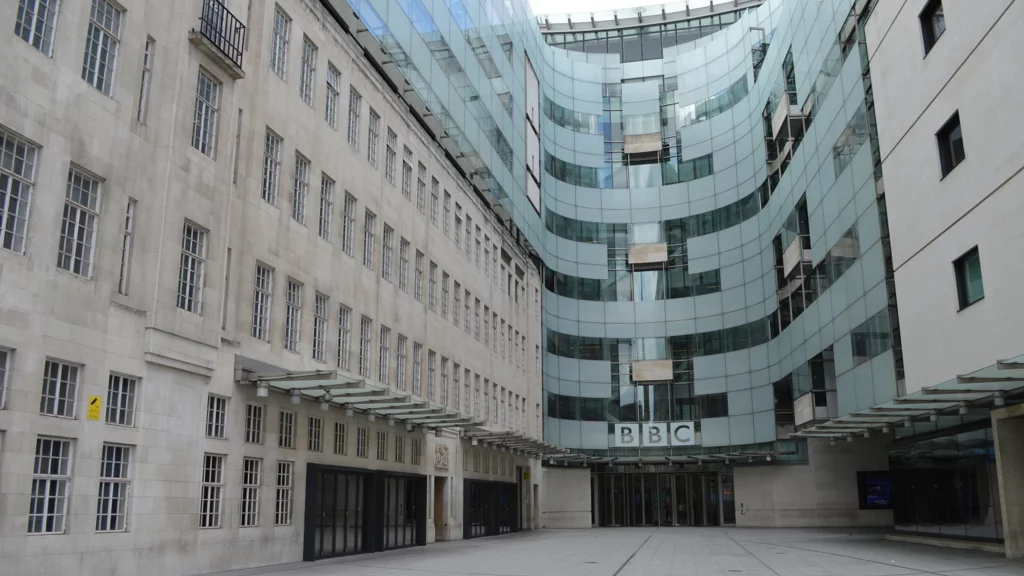 BBC-hoofdkantoor in Londen, Engeland
