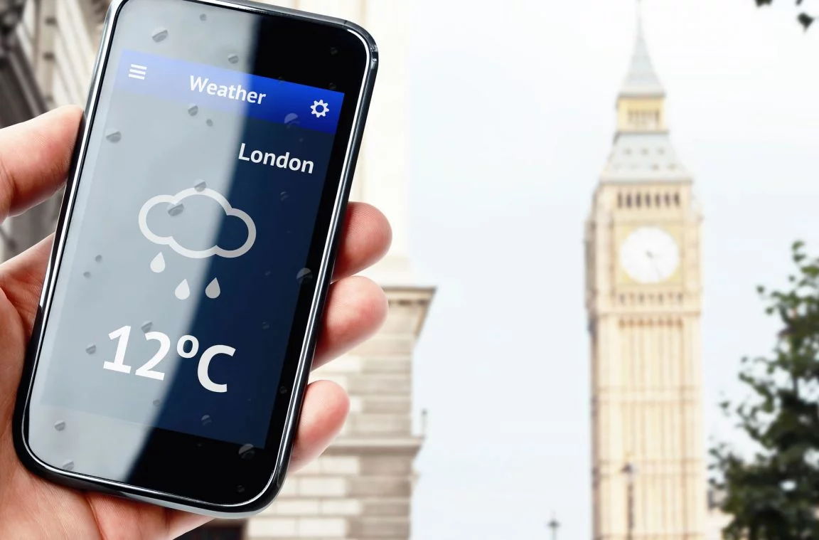 Durchschnittstemperatur in London