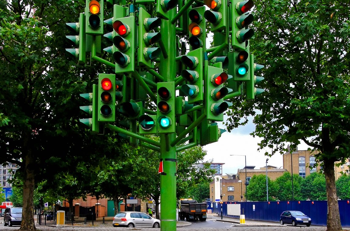 Traffic Light Tree, en Londres