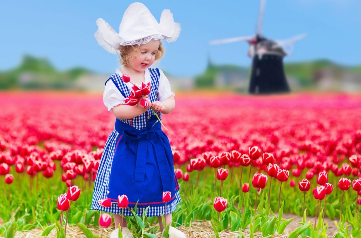 Costume tradizionale olandese in versione per bambini
