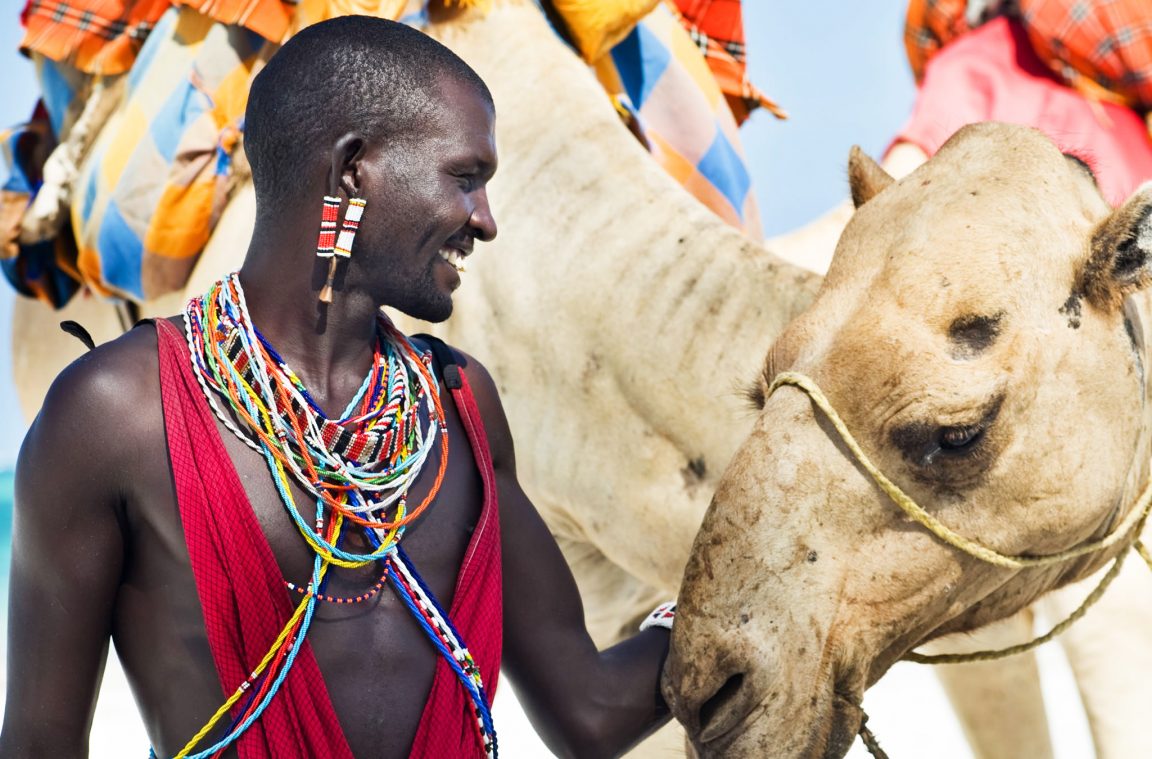 Keniako herri jantziak: Maasai tribua