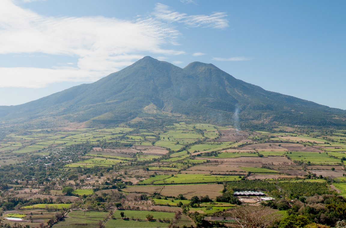Der imposante Vulkan San Vicente in El Salvador